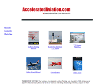 Tablet Screenshot of acceleratedaviation.com